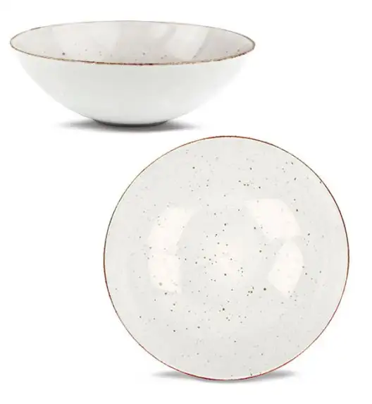 LUBIANA BOSS 6630U Salaterka 21 cm / budyniowy / porcelana ręcznie malowana