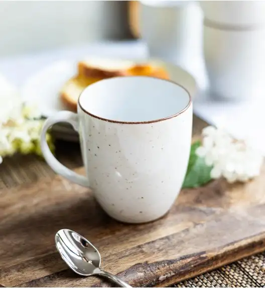 LUBIANA BOSS 6630U Kubek 380 ml / budyniowy / porcelana ręcznie malowana