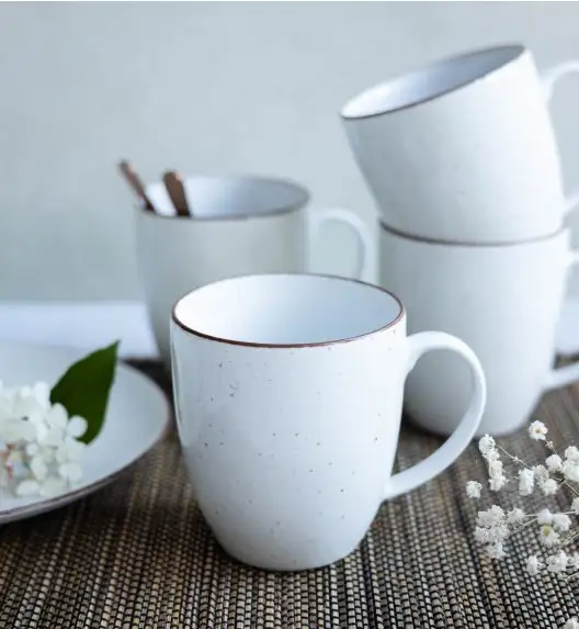 LUBIANA BOSS 6630U Kubek 380 ml 12 os / 12 el / budyniowy / porcelana ręcznie malowana