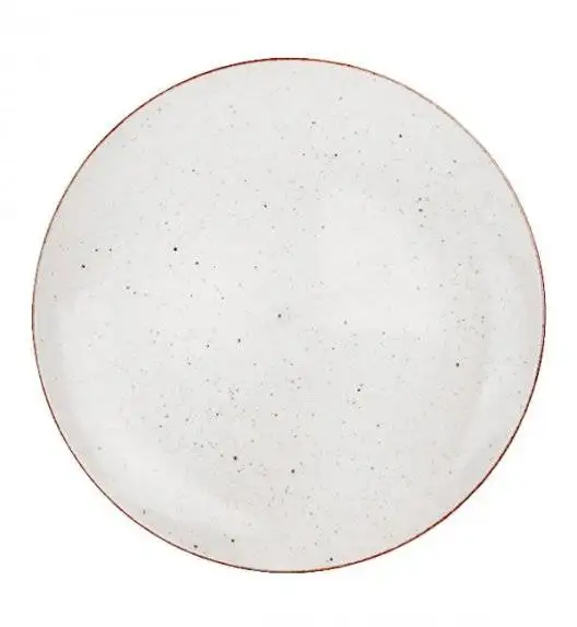 LUBIANA BOSS 6630U Komplet Talerze obiadowe 27 cm / 6 os / 6 el / budyniowy / porcelana ręcznie malowana