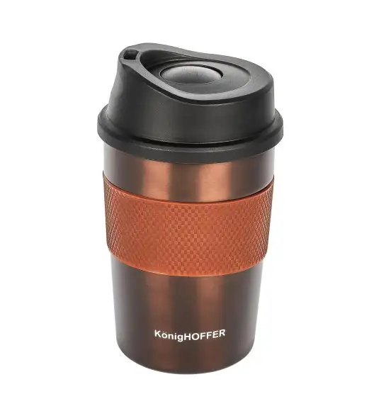 KonigHOFFER ELLIOT Kubek termiczny 330 ml  / brązowy / stal nierdzewna