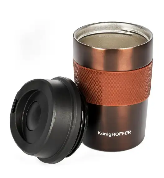 KonigHOFFER ELLIOT Kubek termiczny 330 ml  / brązowy / stal nierdzewna