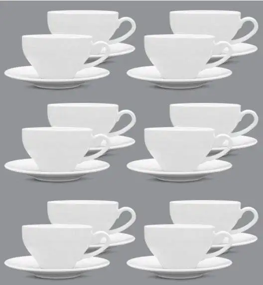 LUBIANA PAULA Komplet Filiżanka 300 ml + spodek 17 cm / 12 os / 24 el 