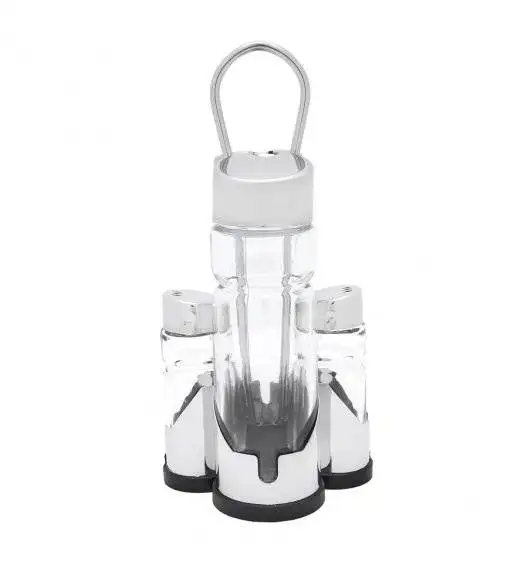 KonigHOFFER SALT&PEPPER Organizer do przypraw 5 elementów / stal nierdzewna