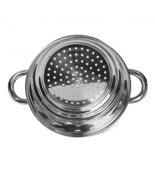 KonigHOFFER Trzystopniowe sitko do gotowania na parze 16/18/20 cm / stal nierdzewna