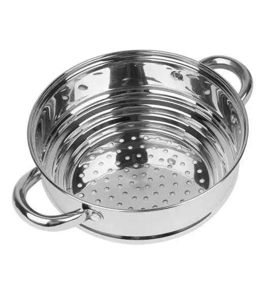 KonigHOFFER Trzystopniowe sitko do gotowania na parze 16/18/20 cm / stal nierdzewna