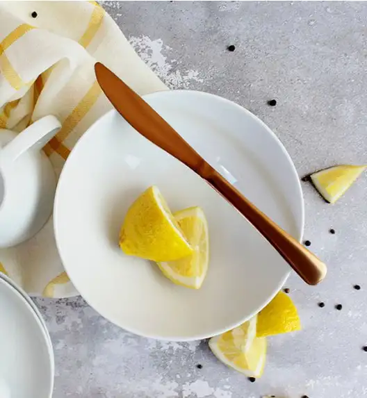 LUBIANA BOSS Komplet talerz głęboki 18 cm 6 os / 6 el / biały 