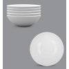 LUBIANA BOSS Komplet talerz głęboki 18 cm 6 os / 6 el / biały
