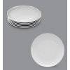 LUBIANA BOSS Komplet talerz deserowy 20,5 cm / 6 os / 6 el / biały