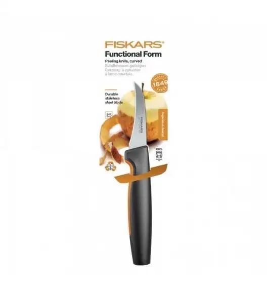 FISKARS FUNCTIONAL FORM 1057545 Nóż do skrobania 7 cm zagięty / stal nierdzewna 