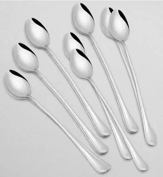 TADAR BRAVO 12 x Łyżeczka koktajlowa 20 cm / stal nierdzewna 