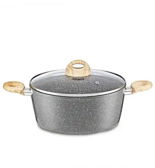 AMBITION KENYA Garnek 24 cm 3,5 L z pokrywką / powłoka nieprzywierająca / indukcja