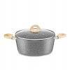 AMBITION KENYA Garnek 28 cm 5,1 L z pokrywką / powłoka nieprzywierająca / indukcja