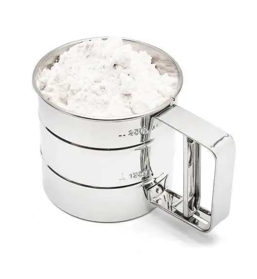 TADAR Przesiewacz do mąki i cukru pudru / stal nierdzewna