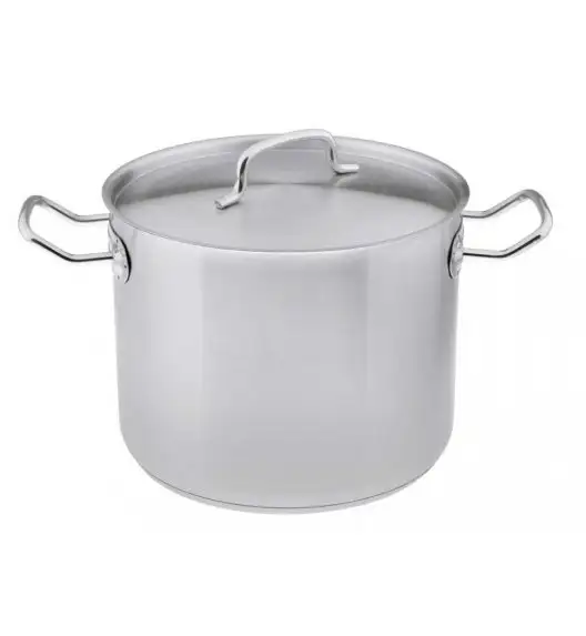 TADAR Garnek gastronomiczny 36,5 l z pokrywką 36 cm / stal nierdzewna / indukcja