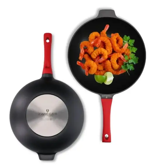 ZWIEGER OBSIDIAN Wok 32 cm GREBLON non- stick