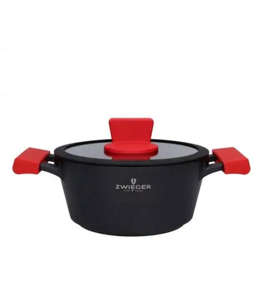 ZWIEGER OBSIDIAN Garnek z pokrywką 2l/ 20 cm GREBLON C3+