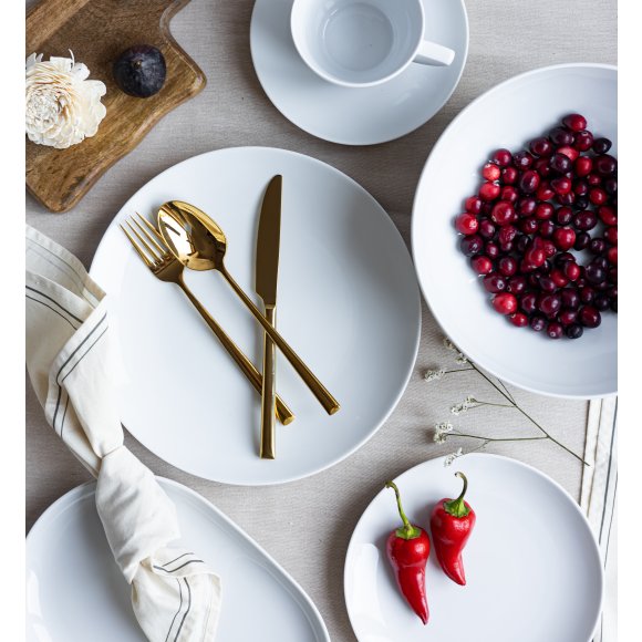 LUBIANA BOSS BIAŁY Serwis obiadowo - kawowy 90 el / 18 osób 