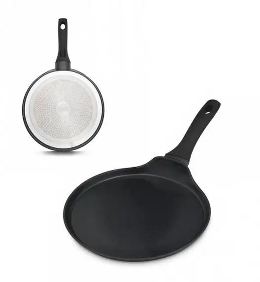 GERLACH SIMPLE Komplet Garnki z pokrywkami + wkład do gotowania na parze 9 el + Gerlach Harmony Patelnia naleśnikowa 26 cm + Patelnia Natur 20, 24, 28 cm / Stal nierdzewna