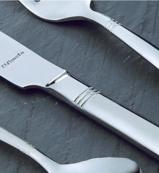 AMEFA PALMON Sztućce UE 60x Nóż obiadowy LUZ stal 18/10 