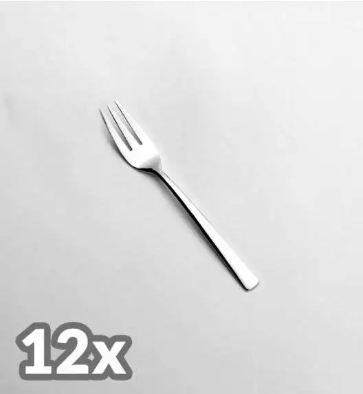 AMEFA PALMON Sztućce UE 12x Widelczyk do ciasta LUZ stal 18/10