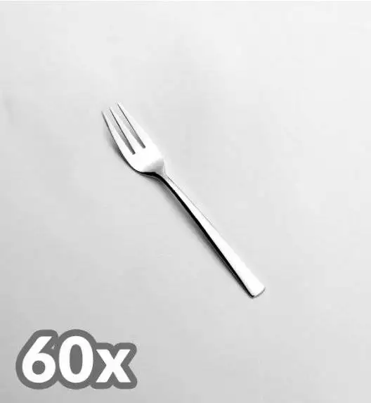 AMEFA PALMON Sztućce UE 60x Widelczyk do ciasta LUZ stal 18/10