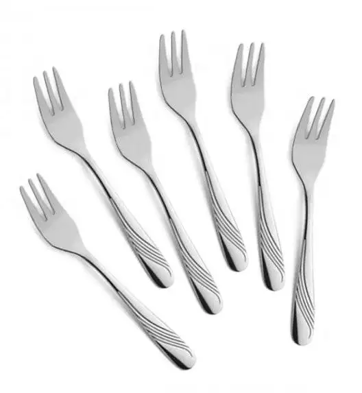 AMEFA FELICIA Komplet 6 widelczyków do ciasta / wieczysta gwarancja / połysk