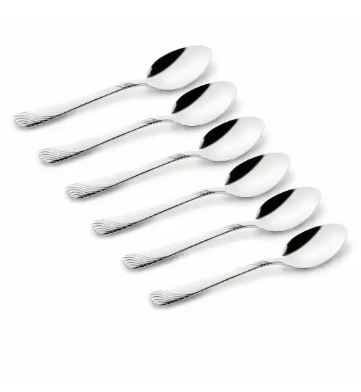 TADAR ERIE Zestaw 6x Łyżeczka do herbaty / stal nierdzewna 