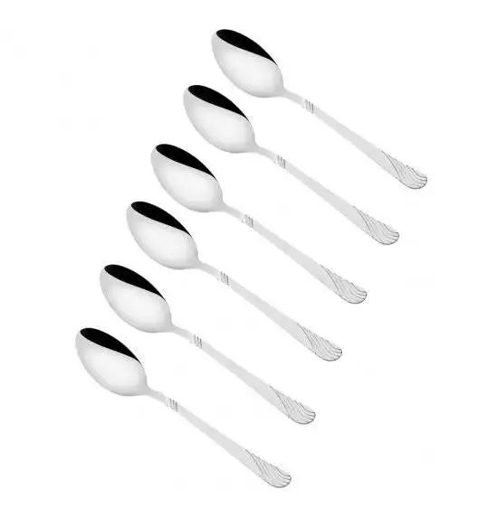 TADAR ERIE Zestaw 6x Łyżeczka do herbaty / stal nierdzewna 