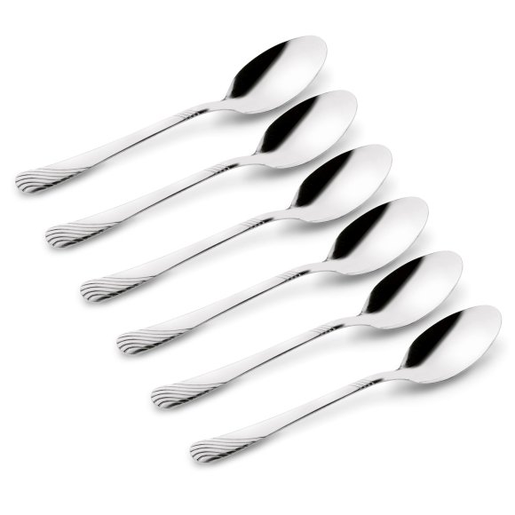 TADAR ERIE Zestaw 6x Łyżka obiadowa / stal nierdzewna 