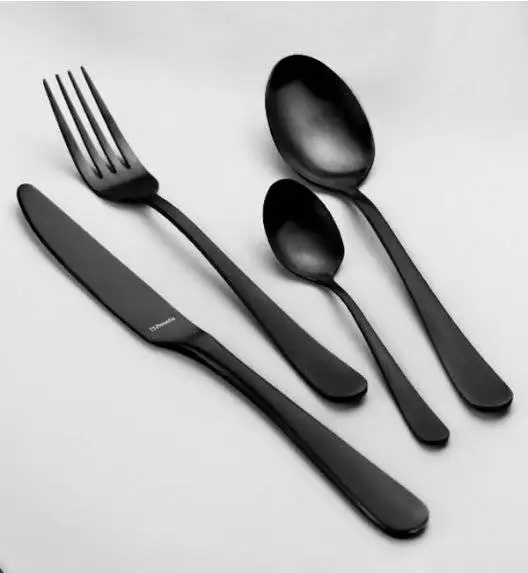 WYPRZEDAŻ! AMEFA AUSTIN VINTAGE Sztućce UE 24 el pudełko / 6 os RETRO STYL / czarne / wieczysta gwarancja