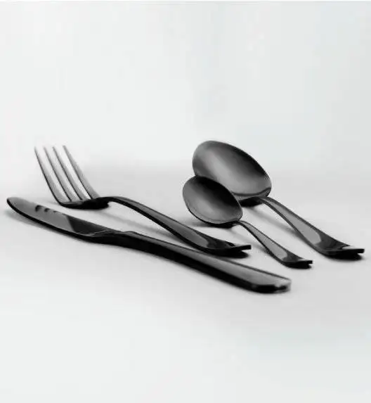 WYPRZEDAŻ! AMEFA AUSTIN VINTAGE Sztućce UE 24 el pudełko / 6 os RETRO STYL / czarne / wieczysta gwarancja