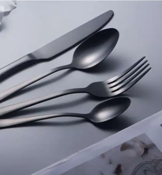 WYPRZEDAŻ! AMEFA AUSTIN VINTAGE Sztućce UE 24 el pudełko / 6 os RETRO STYL / czarne / wieczysta gwarancja