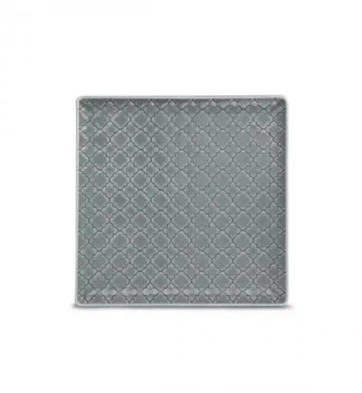 LUBIANA MARRAKESZ K1 Talerz deserowy 17 cm / szary 