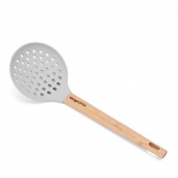 KONIGHOFFER GLER SILICO Szumówka ażurowa 32 x 10 x 5 cm z bambusową rączką