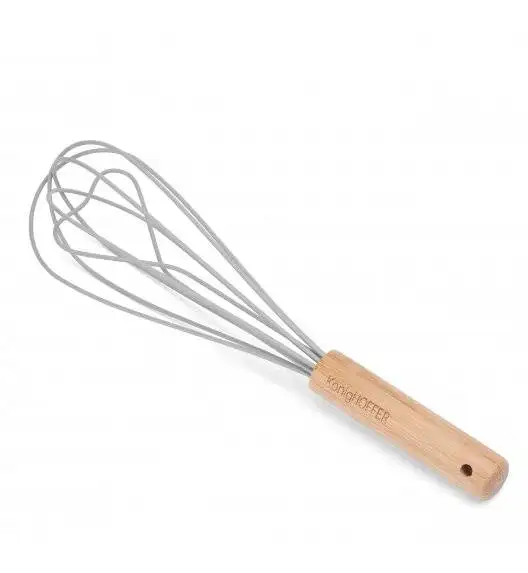 KONIGHOFFER GLER SILICO Zestaw przyborów kuchennych 5 el z bambusową rączką