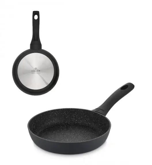 GERLACH GRANITEX Patelnia z powłoką ceramiczną ILAG Xera Dur 2® 20 cm + pokrywka / aluminium