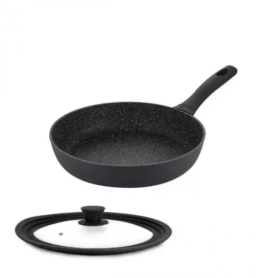 GERLACH GRANITEX Patelnia z powłoką ceramiczną ILAG Xera Dur 2® 28 cm + pokrywka / aluminium