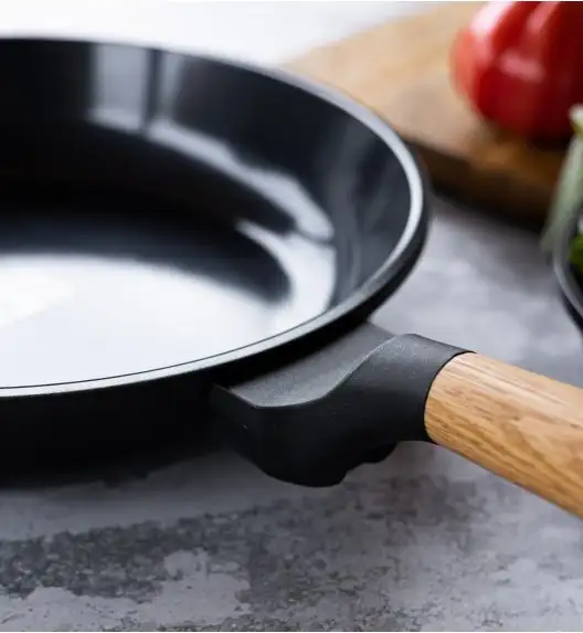 GERLACH NATUR EVO Komplet patelni 20, 24, 28 cm z powłoką ceramiczną ILAG® Non-Stick + pokrywki