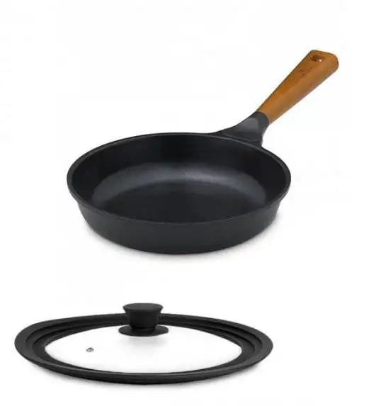 GERLACH NATUR EVO Patelnia 24 cm z powłoką ceramiczną + pokrywka / ILAG® Non-Stick 