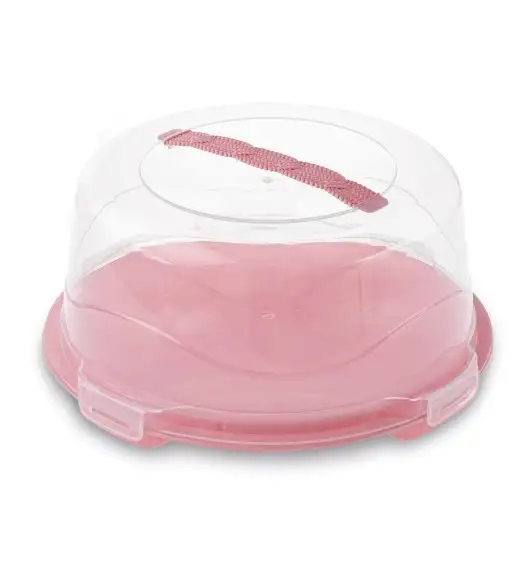 TADAR Okrągły pojemnik na ciasto z pokrywą 35 x 16 cm / MIX KOLORÓW