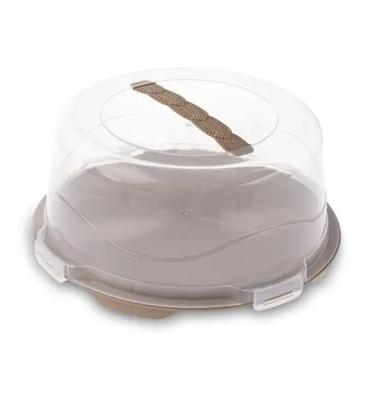 TADAR Okrągły pojemnik na ciasto z pokrywą 35 x 16 cm / MIX KOLORÓW