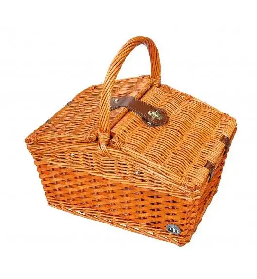 CILIO SALERNO Kosz piknikowy dla 2 osób z wyposażeniem / wiklina