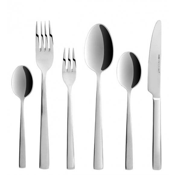 AMBITION PRATO Sztućce Komplet 108 el luzem / 18 osób / połysk