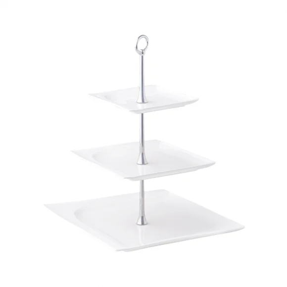 AMBITION MONACO Patera trzypoziomowa 25,5 x 25,5 cm 