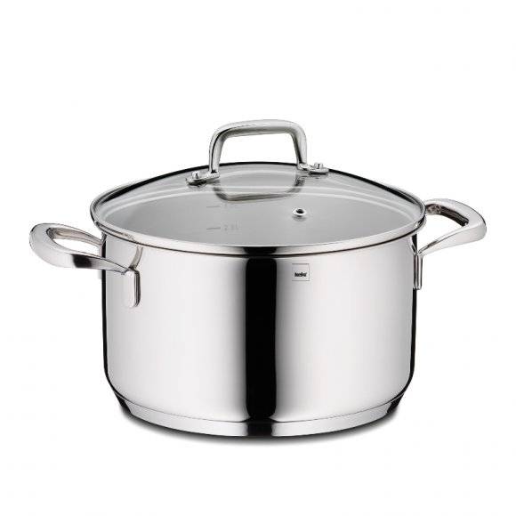 KELA FLAVORIA Stalowy garnek 3,2 l z pokrywką ⌀ 20 cm / indukcja