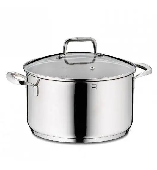 KELA FLAVORIA Stalowy garnek 5,5 l z pokrywką ⌀ 24 cm / indukcja