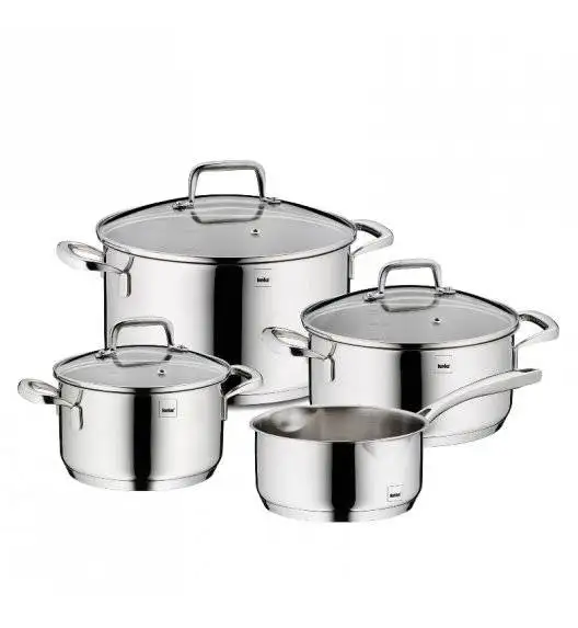 KELA FLAVORIA Komplet garnków z pokrywkami 7 el / indukcja