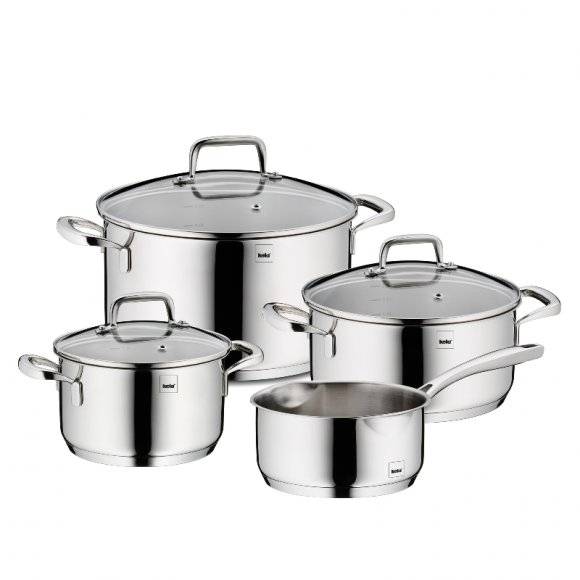 KELA FLAVORIA Komplet garnków z pokrywkami 7 el / indukcja