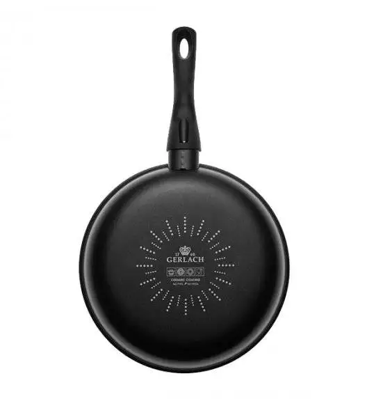 GERLACH FIRST Komplet patelni 20, 24, 28 cm / dwuwarstwowa powłoka ceramiczna 